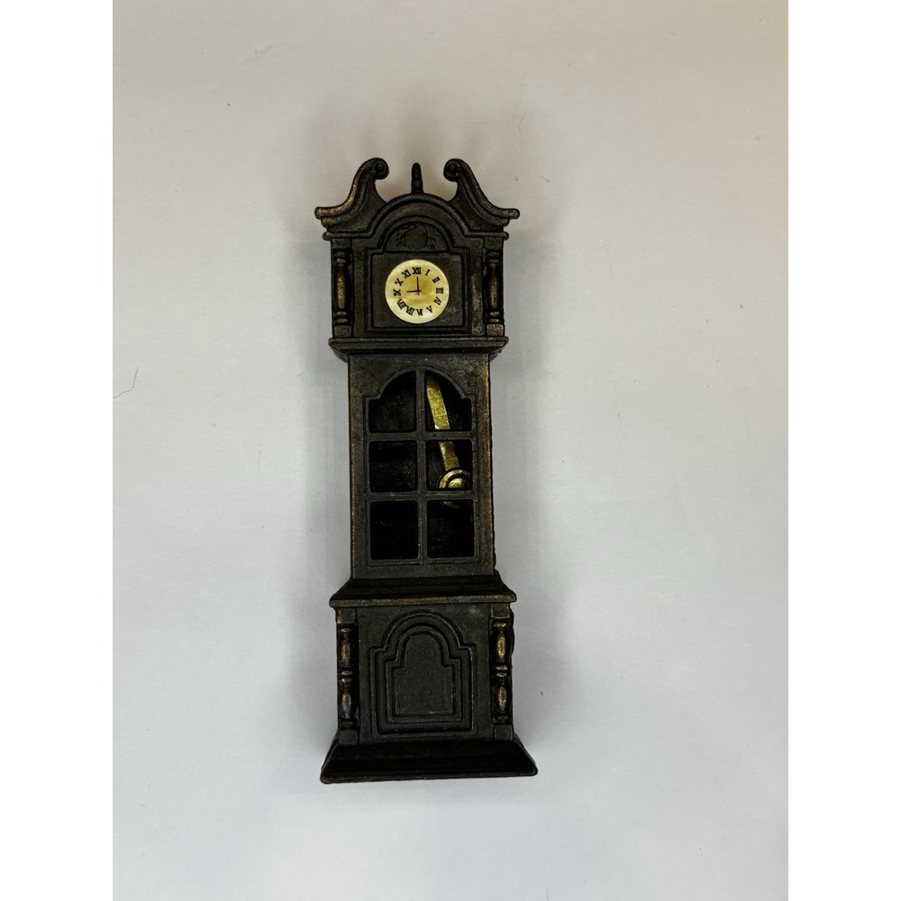 VTG Grandfather Clock 3.75" Die Cast Dollhouse Miniature Pencil Sharpener